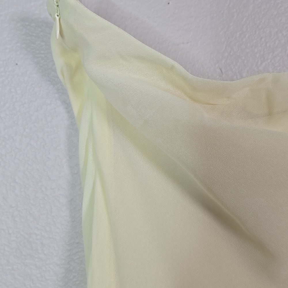 Peppermayo The Pagoda Strapless Yellow Maxi Dress with Neck Scarf Size 0 Nwt. - Picture 10 of 13